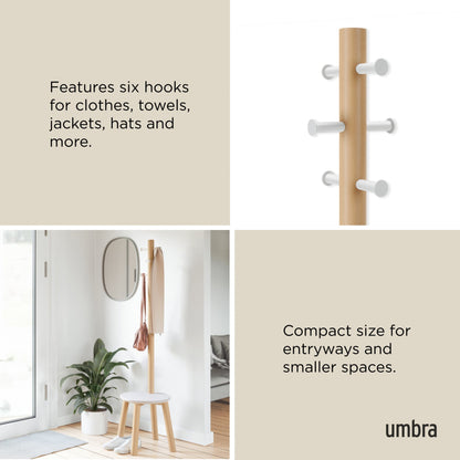 Pillar Stool and Coat Rack
